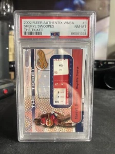 2002 Fleer Authentix WNBA THE TICKET Sheryl Swoopes /600 Houston Comets - Picture 1 of 4