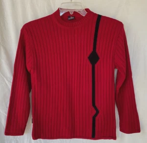 ZEUGMA..DUNKELROT..WOLLMISCHUNG..PULLOVER..RETRO..S/M - Bild 1 von 2