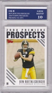 BEN ROETHLISBERGER ROOKIE CARD 2004 Topps GEM MINT (10) Pittsburgh Steeler $$ RC - Picture 1 of 1