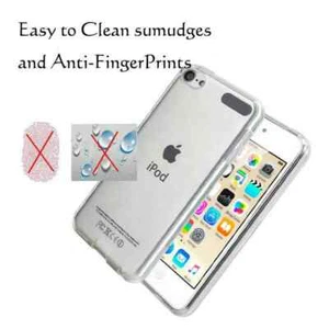 For iPod Touch 5 |6| 7 Case - Clear TPU Transparent /Black Cover 5th 6th 7th Gen - Picture 1 of 9