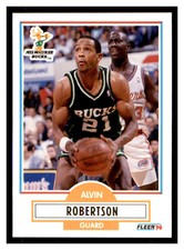 1990 Fleer #109 ALVIN ROBERTSON Milwaukee Bucks ~C6L