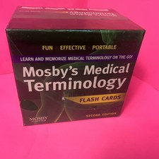 Mosby's Medical Terminology Flash Cards 2nd Edition 700 Cards Spanish & English