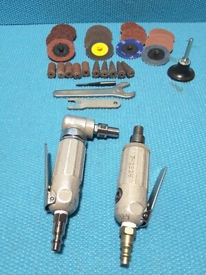 Шлифовальная машина Dotco лот из 2 штук Dotco.  12 000 и 25 000 об/мин, цанговый патрон 1/4. - Изображение 1 из 4