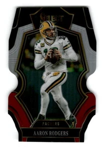 2022 Panini Select #136 Aaron Rodgers Black and Red Prizm Die Cut - Picture 1 of 2