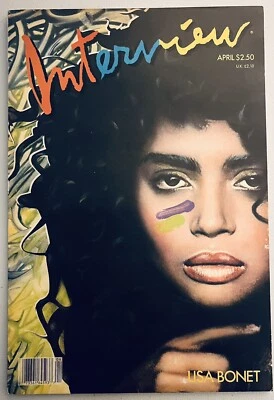 Andy Worhol's Interview Magazine April 1987 Lisa Bonet Foto 1 de 4