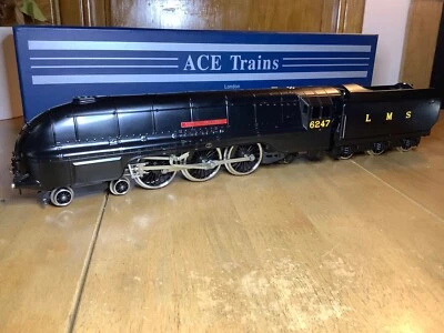 Ace Trains O Gauge 2 or3 Rail LMS Black 4-6-2 Coronation 6247 City of Liverpool - Image 1 of 4