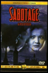 SABOTAGE DVD By Alfred Hitchcock Stars Homolka Sidney Loder - Picture 1 of 2