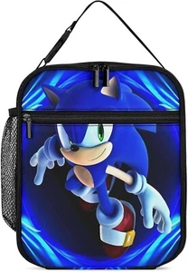 Sonic the Hedgehog Kids Lunch Bag | Insulated Lunchbox | Boys School Snack Tote - Picture 1 of 4