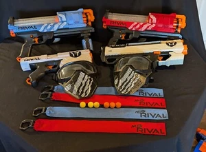 Lot Nerf Rival 2 Blue Red Artemis 1 Helios 1 Kronos XVII-3000 XVII 700 XVII 500 - Picture 1 of 9