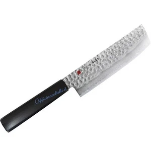 Nakiri 16,5 cm giapponese damasco martellato Kasumi Kuro - Picture 1 of 4