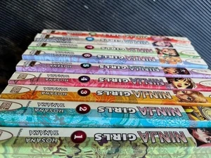 Ninja Girls Graphic Novels  Books 1-9 Complete Set by Tanaka Hosana - Imagen 1 de 10