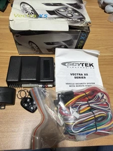 ScyTek Vectra X5 Vehicle Security Alarm System with Remote Start - Complete Kit - Picture 1 of 8