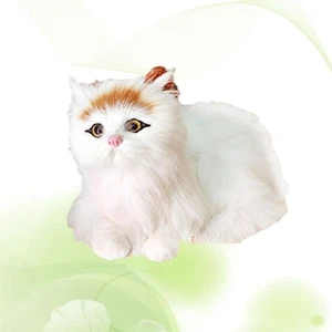 Cat Ornaments Child Simulation Toy Kitten Bookshelf Decoration Figurines - Picture 1 of 11