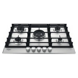 Whirlpool 75cm 5 Burner Stainless Steel Gas Cooktop (GMWL758IXLAUS) - Picture 1 of 4