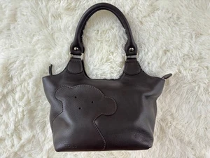 Tous Bear Mini Tasche Leder braun Schulter Handtasche Accessoires E881 - Bild 1 von 11