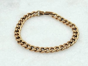 Vintage 1/20 12K Gold Filled Panzerkette Armband Grob 6,5 7,25" - Bild 1 von 3