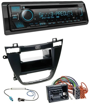 Kenwood Bluetooth USB CD MP3 DAB Autoradio für Opel Insignia 2008-2013 schwarz - Bild 1 von 4