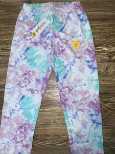 Girls' Tie-Dye Leggings - Cat & Jack Aqua Blue. Size L(10/12). NWT. Z - Picture 1 of 4