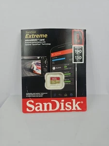 SanDisk Extreme 1TB UHS Speed Class 3 microSDXC Memory Card (SDSQXAV-1T00-GN6MN) - Photo 1 sur 2