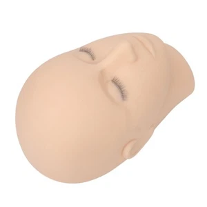 Cabeza Maniquí Pestañas 3 Capas Seguro Silicona Suave Alta Simulación Maquillaje Práctica OMO - Imagen 1 de 23
