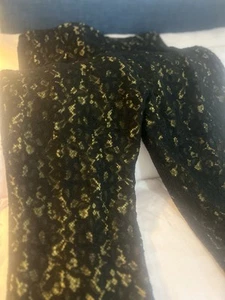BLK lace lined pants brand new w/boot or candles 9/10 - Picture 1 of 6