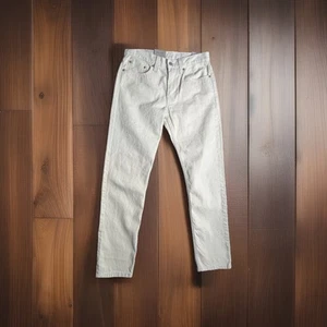LEVIS 502 REGULAR TAPER 100% Algodón Amarillo Crema Beige Denim JEANS Hombre’s28w/30L - Imagen 1 de 6