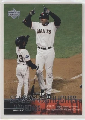 2004 Upper Deck Season Highlight Checklist Barry Bonds #262 - Image 1 of 2