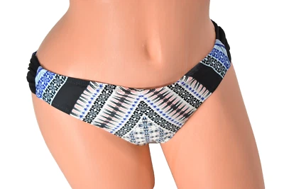 Parte inferior de bikini Athena negra multicolor nueva pestaña para mujer talla 8 nueva con etiquetas Foto 1 de 4