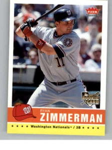 2006 Fleer Tradition #113 Ryan Zimmerman (RC) (ref 144602) - Picture 1 of 2