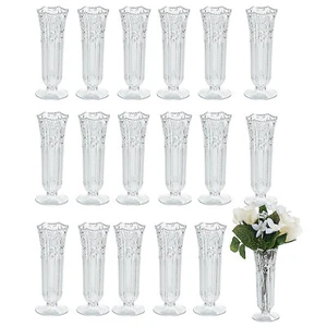 Plastic Bud Vases Bulk 36 Pc - Picture 1 of 1