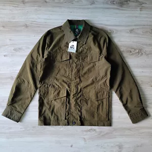 Paul Smith Hombre Talla M Micro Ripstop Chaqueta Militar Cortavientos Caqui Verde - Imagen 1 de 18