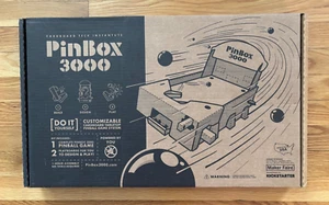 PinBox 3000 Kit Gioco Pinball da Tavolo Personalizzabile in Cartone Nuovo e Sigillato - Foto 1 di 6