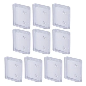 Clear Shower Guards Clips, Self Adhesive Windproof Stop Clip Unique Designs - Picture 1 of 8