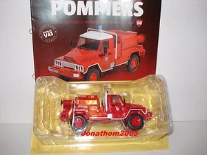 CAMION SAPEURS POMPIERS ACMAT TPK 4.20 FFM CITERNE FEUX DE FORETS MOYEN au 1/43° - Picture 1 of 2