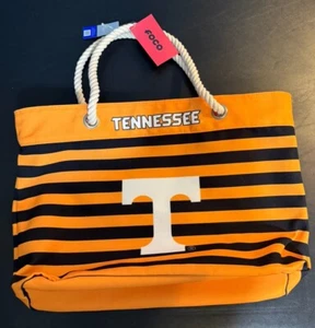 Maritim Tennessee Beuteltasche Tasche Canvas orange schwarz gestreift Neu mit Etikett Vols UTK - Bild 1 von 9