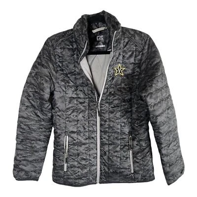 Vanderbilt Lightweight Cutter & Buck Women’s Down Quilted Puffer Camo Coat Small - Image 1 of 4