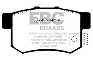 EBC Brakes DP5781/2NDX Bluestuff NDX Full Race Brake Pads - Foto 1 di 3