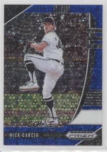 2020 Panini Prizm Draft Picks Blue Donut Circle Prizm /25 Nick Garcia #PDP79