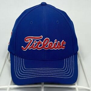 Titleist Chicago Cubs Fitted Hat Embroidered Logo Blue MLB Golf Size M-L (H17)
