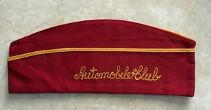 Vintage Chainstitched Automobile Club School Safety Patrol Garrison Cap - Picture 1 of 5