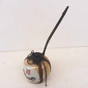 * PIPE A EAU CHINOISE ANCIENNE 7 cm x 7,50 cm Ø - Picture 1 of 6