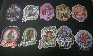 Platinum QTs Girls Queen Princess RARE Y2K 2000s Vending Machine Stickers Lot - Picture 1 of 5