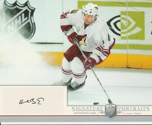 Tarjeta Keith Ballard 2006 Upper Deck Be A Player 8x10 retratos firma #SP-KB - Imagen 1 de 2