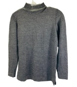 Mari Philippe Women's Gray wool mock neck sweater size 42-44 Large - Picture 1 of 8