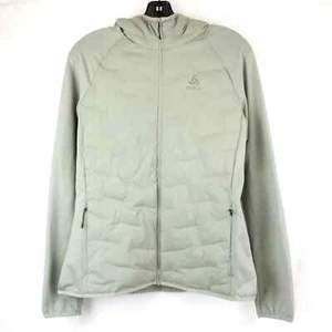 Odlo Zeroweight Insulator Hybrid Mid Layer Zip Hoodie, Womens Size S Jacket $195 - Picture 1 of 3