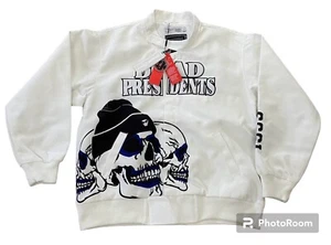 Neu mit Etikett Dead Presidents Film Bomberjacke Kopfbedeckung weiß Klassiker Jacke groß - Bild 1 von 18