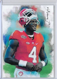 Deshaun Watson Autentico Artista Firmato Edizione Limitata Stampa Giclée 50 di 50 - Foto 1 di 4