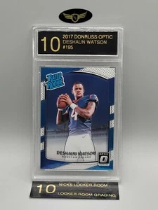 Panini Donruss Optic Texans Deshaun Watson #195 2017 novato graduado como nuevo LRG 10 - Imagen 1 de 2