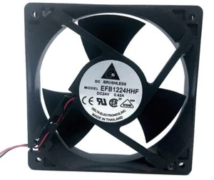 Delta EFB1224HHF 24V 0.42A 12032 12CM Fan - Picture 1 of 2