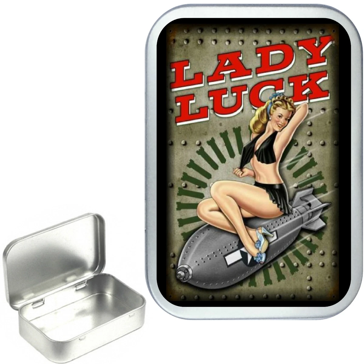 Clear Top Metal Tin Box 7oz Plain Silver Hinged Blank Storage Case Crafts Survival Kit Tins 5 5 X3 5 4x